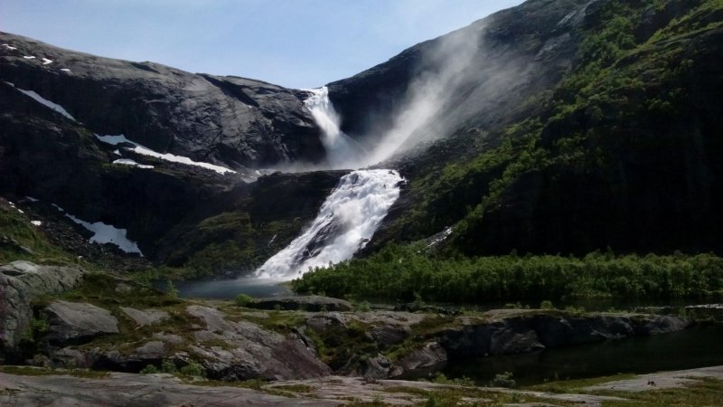 Долина водопадов норвегия