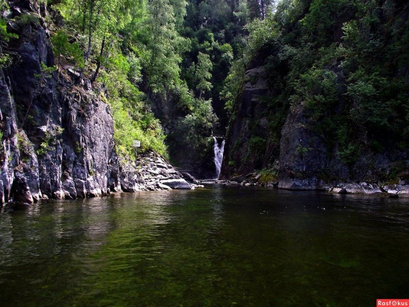 Водопад киште алтай