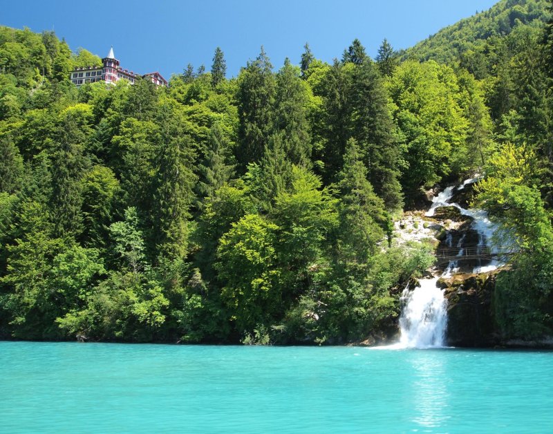 Водопад гисбах швейцария