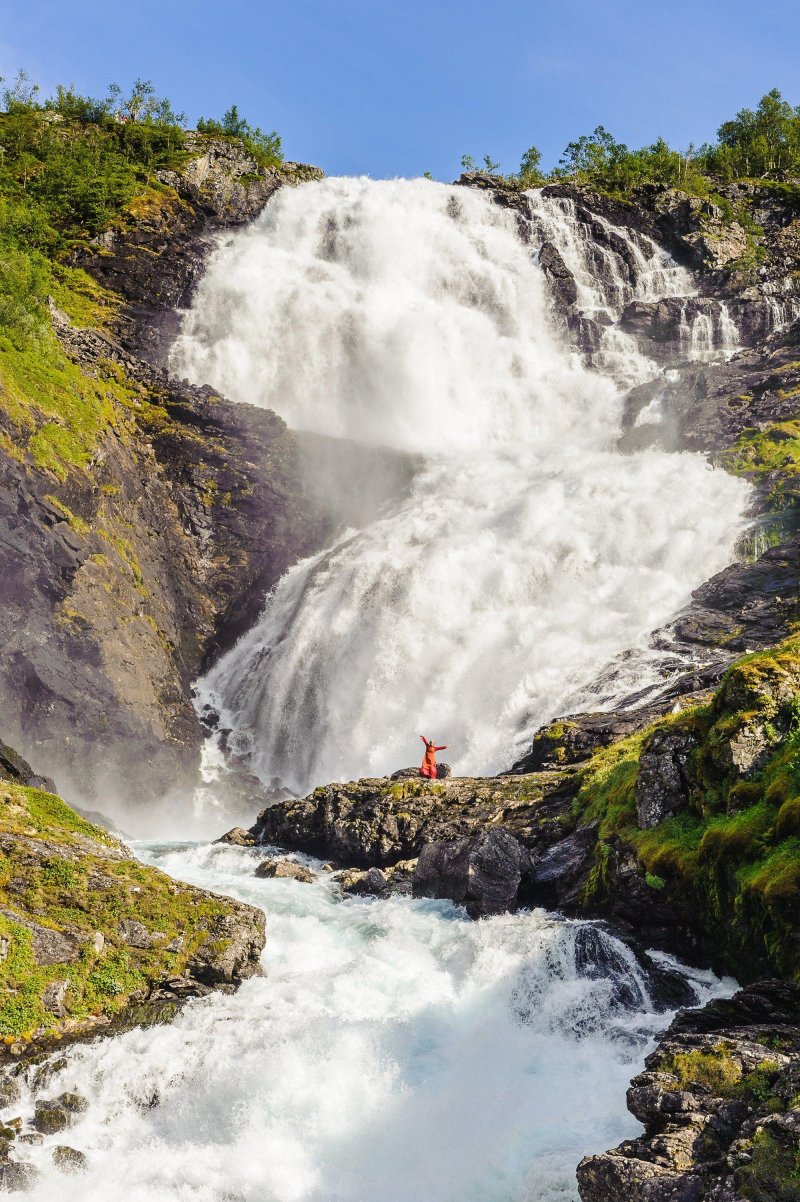 Водопад хегфорс финляндия