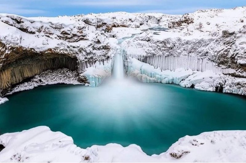 Альдейярфосс водопад