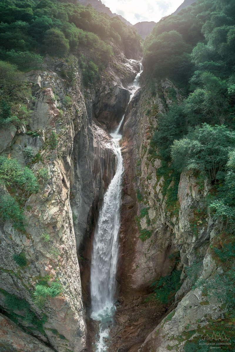 Водопад адай су кабардино балкария