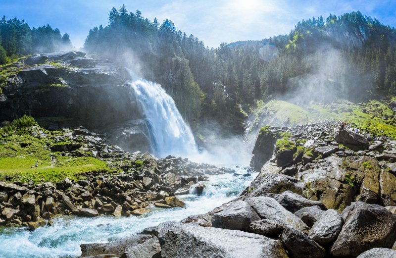 Водопад кримль австрия