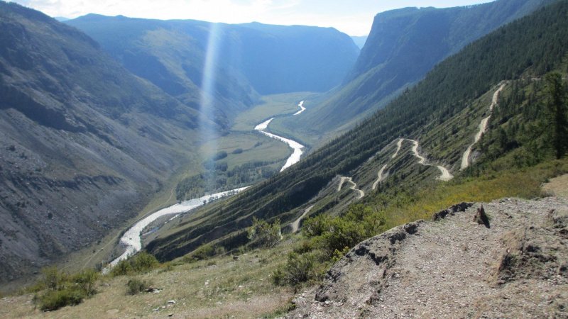 Водопад кату ярык алтай