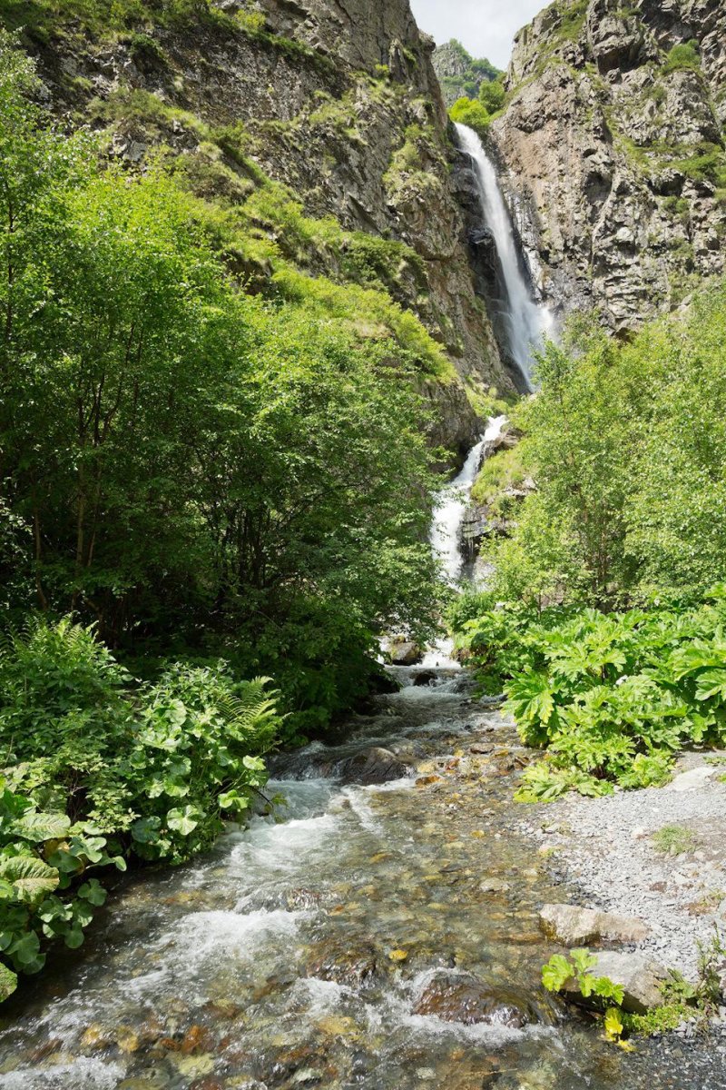 Водопад гвелети грузия