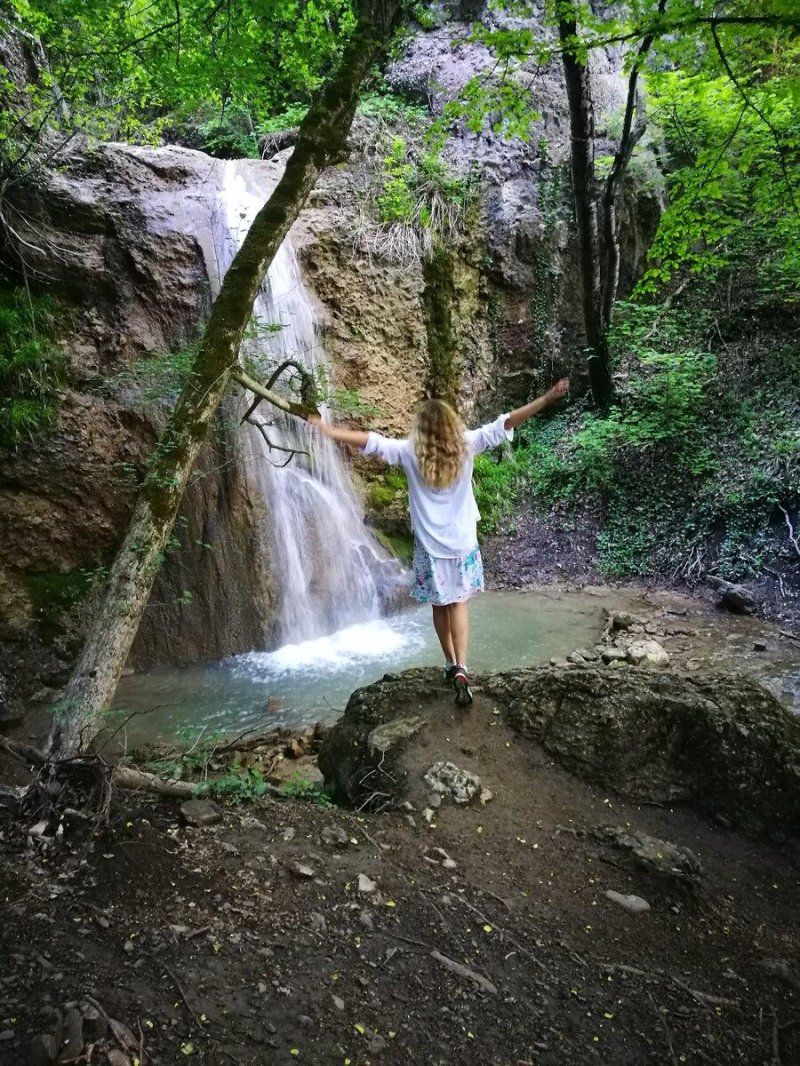 Ускутский водопад крым