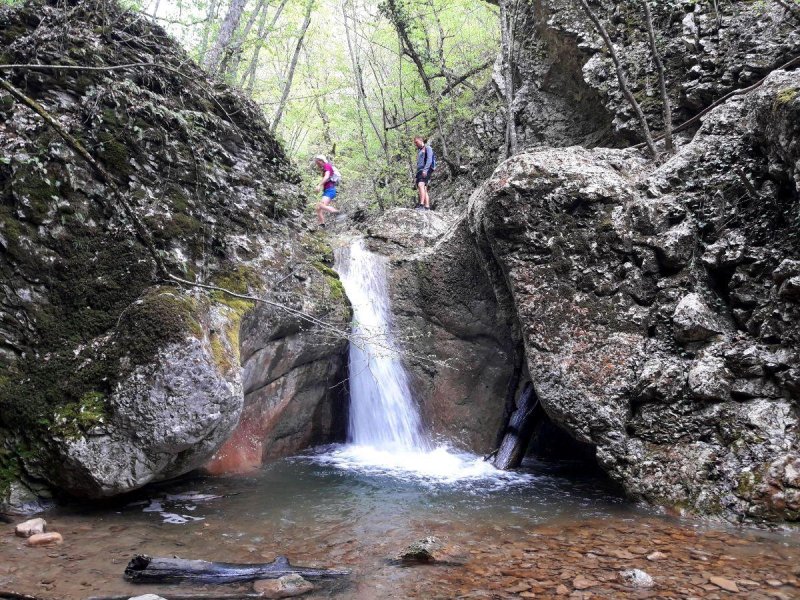 Ускутский водопад крым