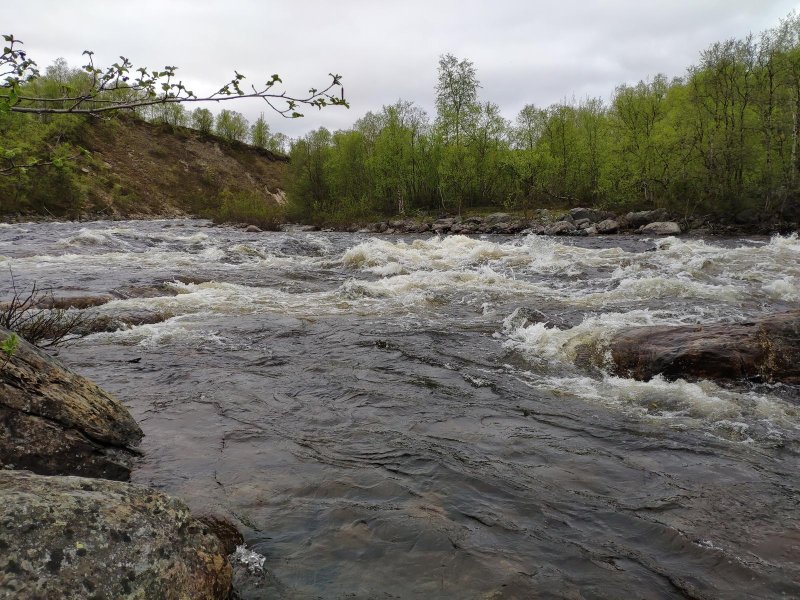 Водопад на реке ура мурманская область