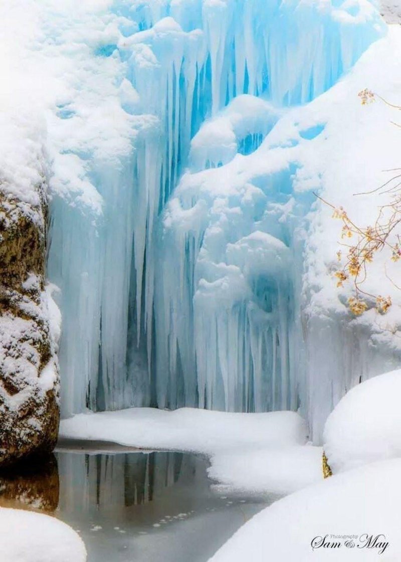 Водопад зимой