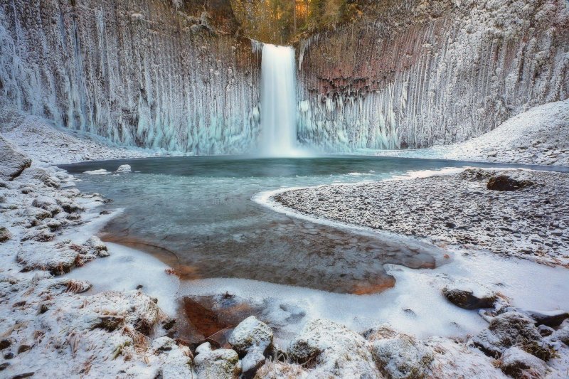 Водопад зимой