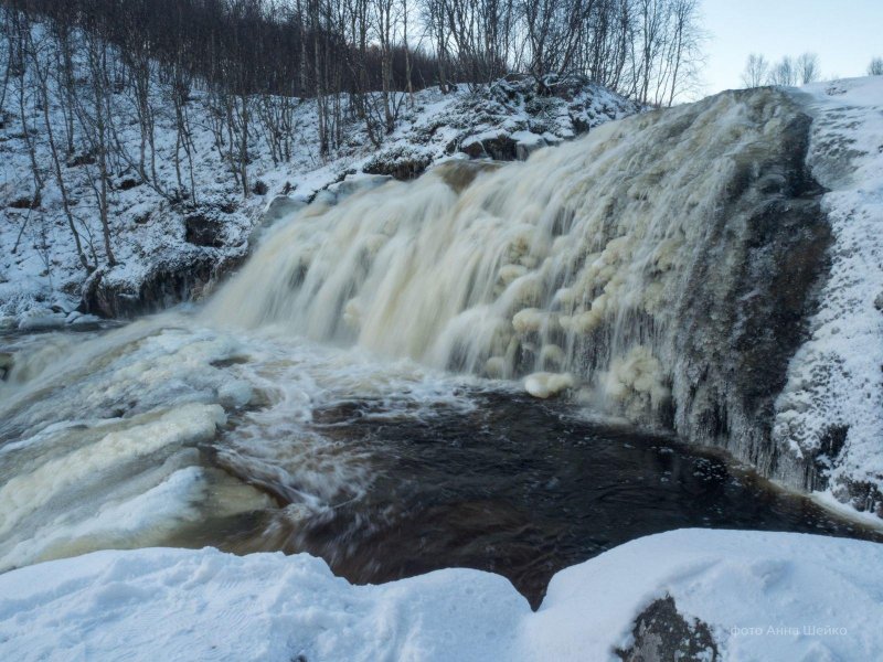 Водопад лавна мурманск