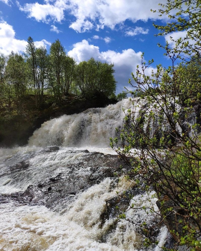 Водопад лавна мурманск