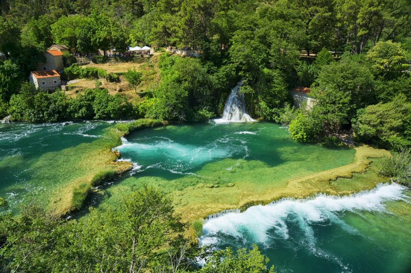 Хорватия водопады