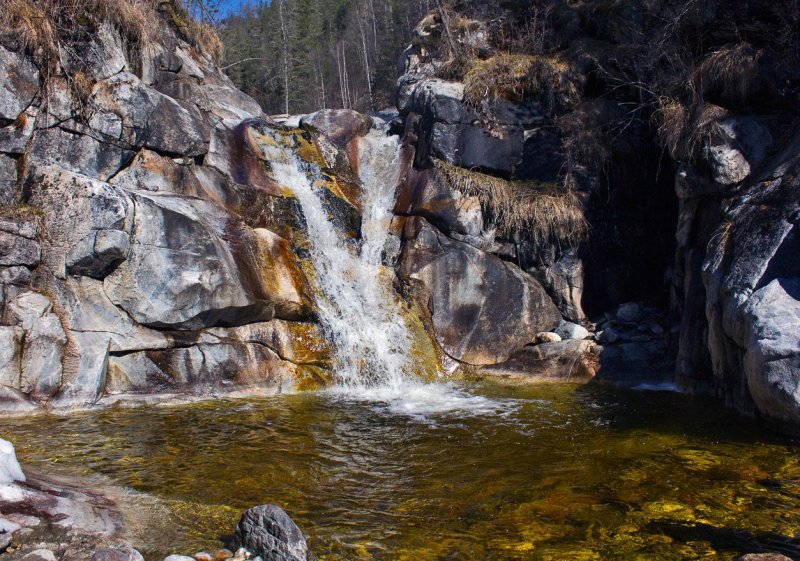 Водопад грохотун байкал