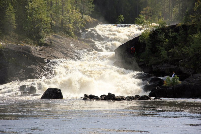 Водопад куми порог карелия