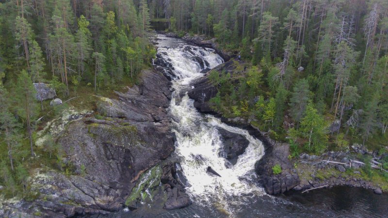 Водопад куми порог карелия