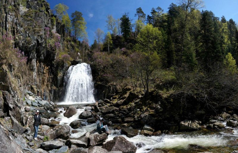 Водопад корбу алтай