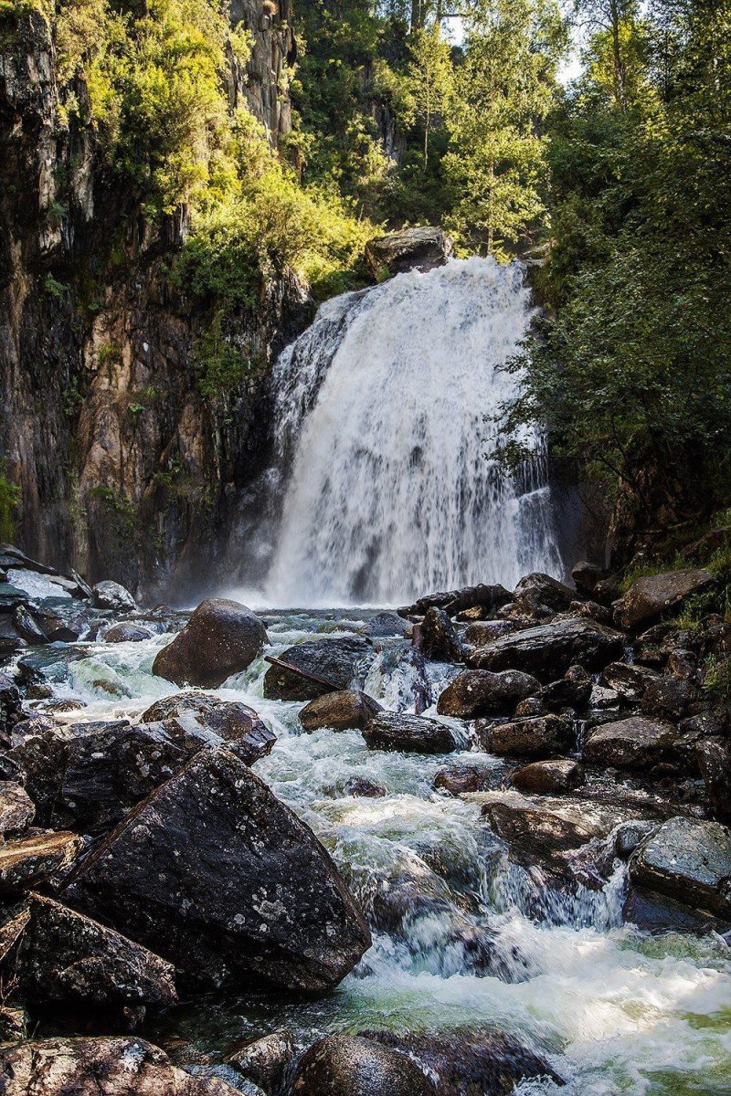 Водопад корбу алтай