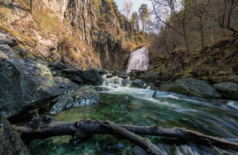 Водопад корбу алтай