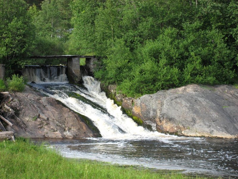 Водопад койриноя карелия