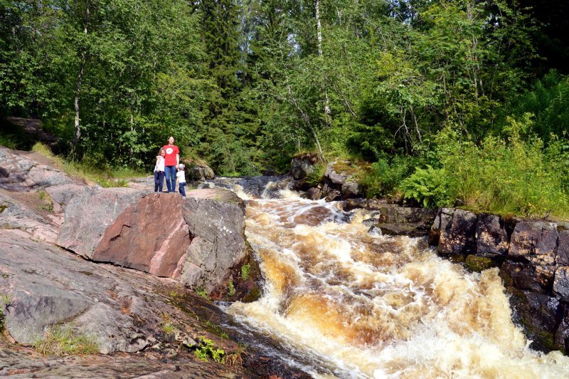 Водопад койриноя карелия