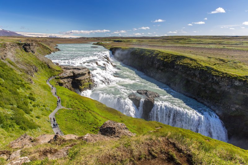 Водопад гюдльфосс