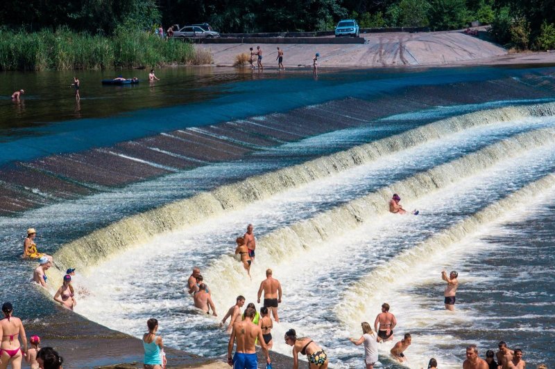 Балаково водопады на иргизе