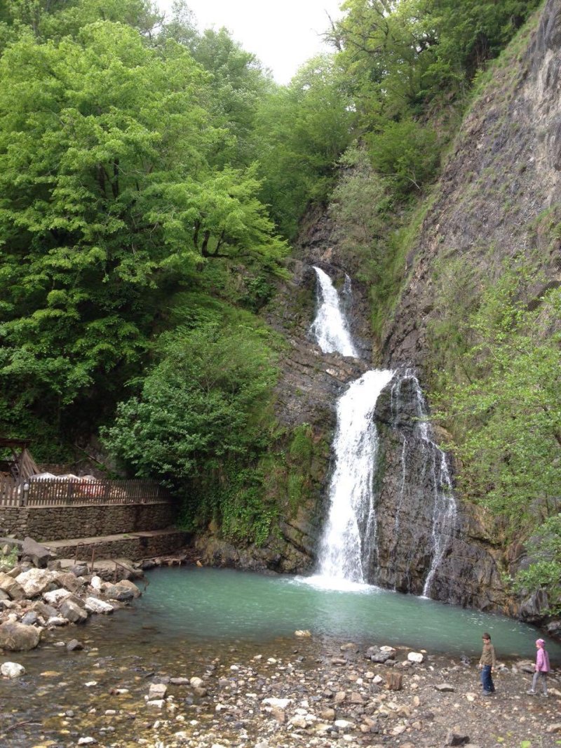 Змейковский водопад сочи