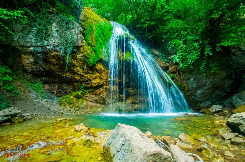 Крым водопад