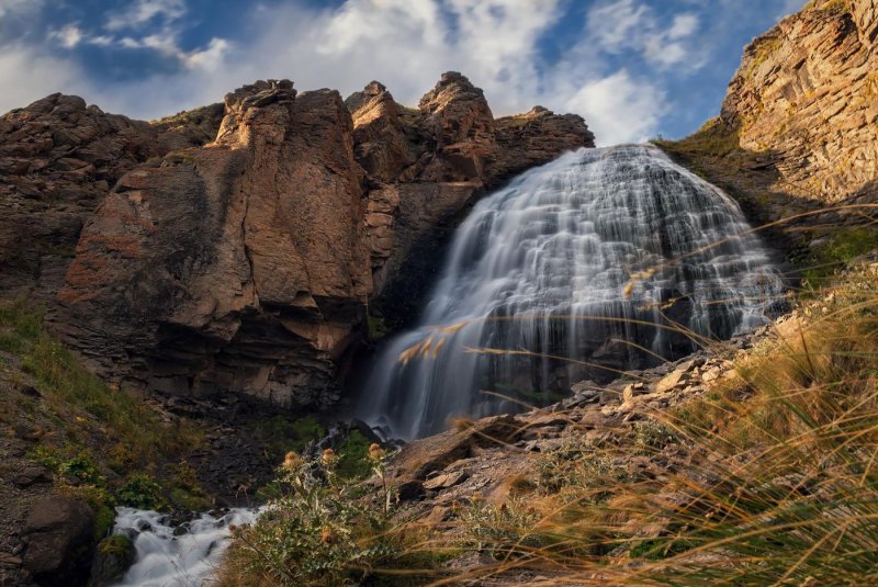 Водопад девичьи косы кабардино балкария