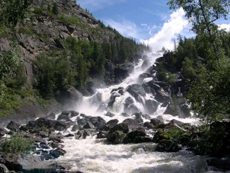 Алтай водопад