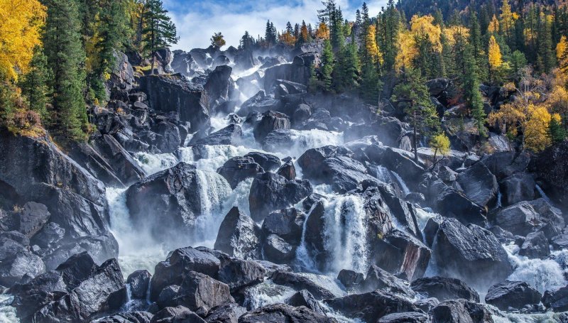 Алтай водопад