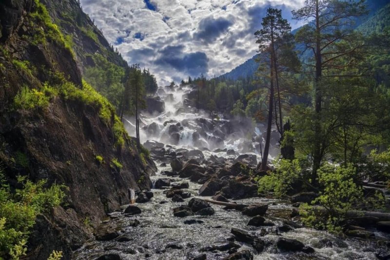 Алтай водопад