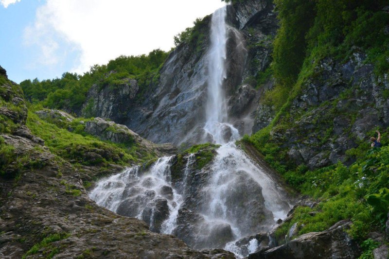 Водопад красная поляна