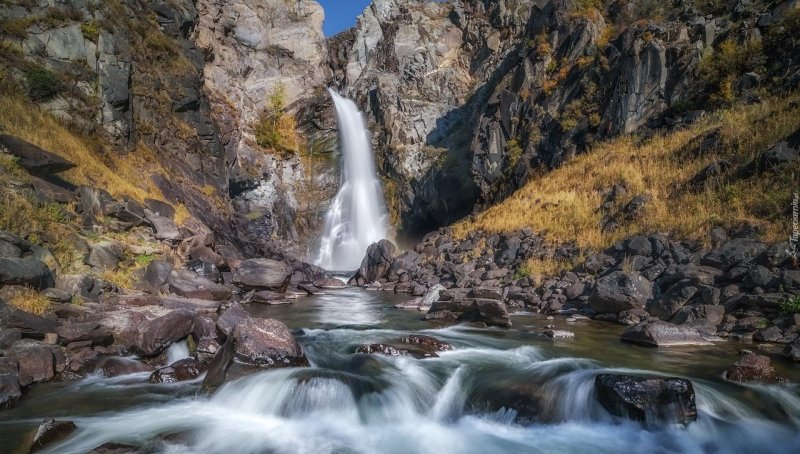 Водопад куркуре горный алтай