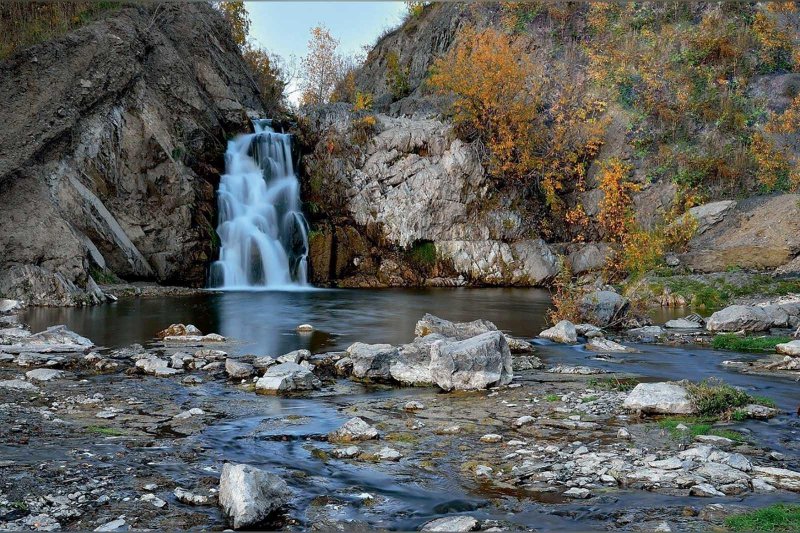 Беловский водопад новосибирская область