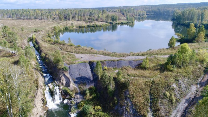 Беловский водопад новосибирская область