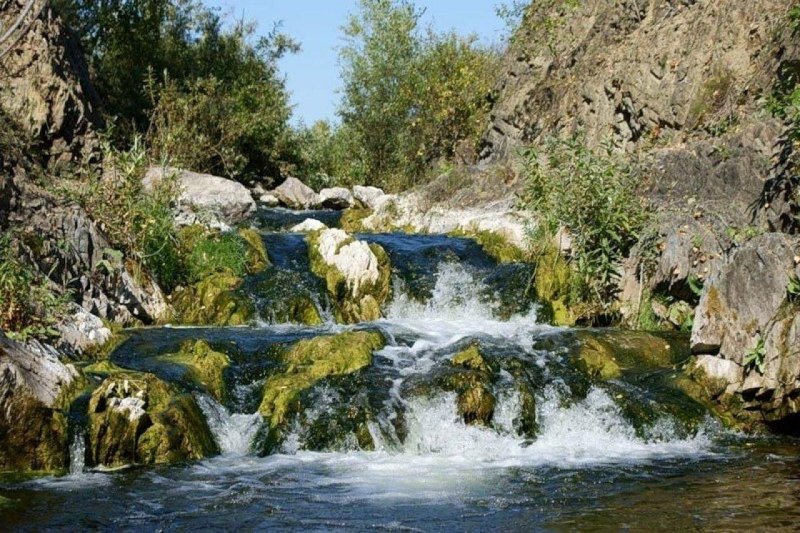 Беловский водопад новосибирская область