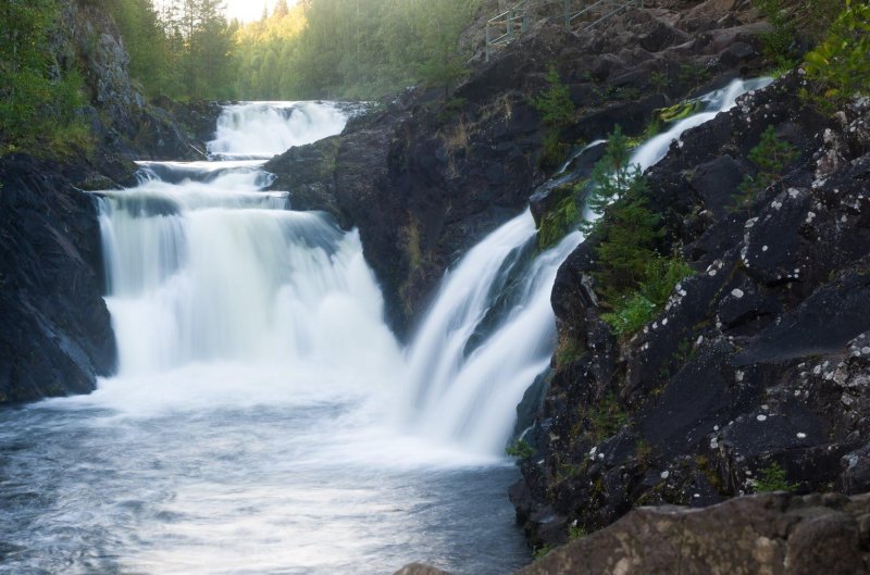 Водопад в карелии