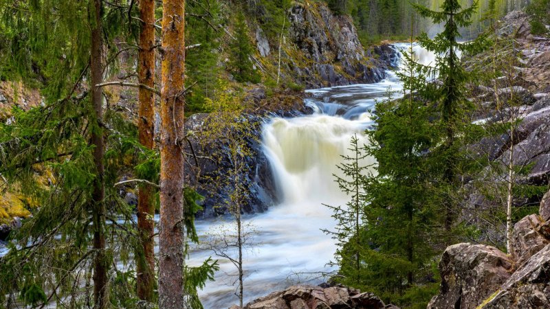 Водопад кивач