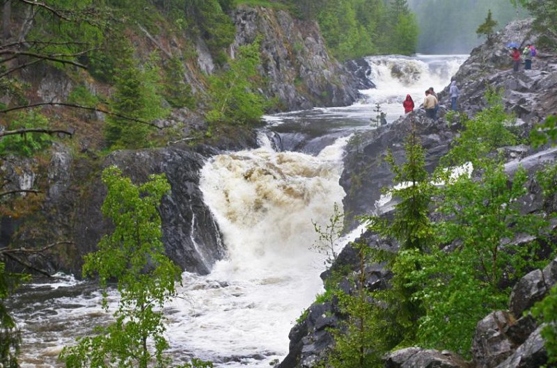 Водопад кивач