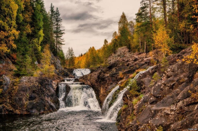 Водопад кивач