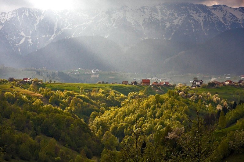 Карпатские горы румыния