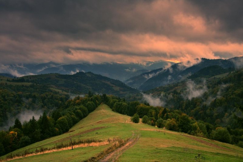 Карпатские горы румыния