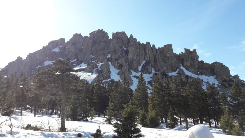 Гора откликной гребень