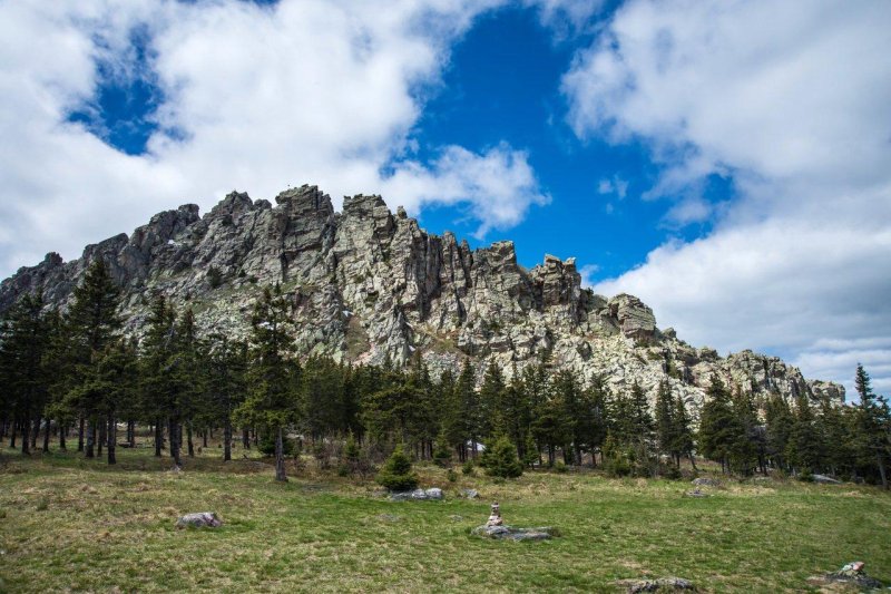 Гора откликной гребень