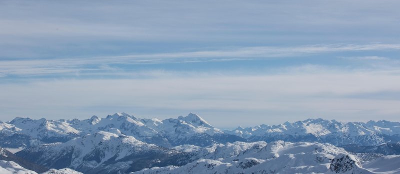 Снежные горы панорама