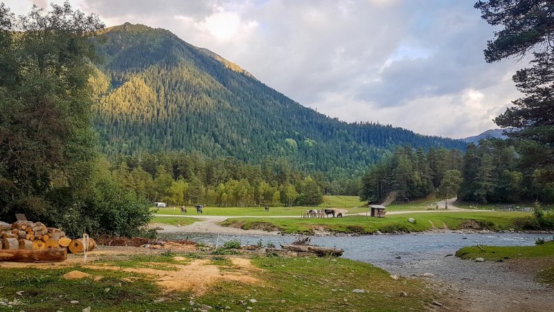 Горная панорама архыз