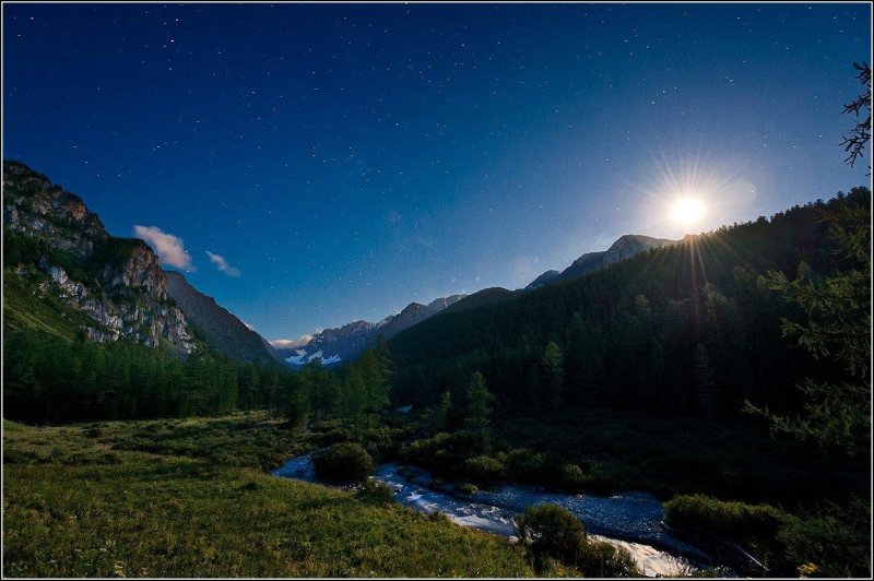 Алтайская луна горный алтай