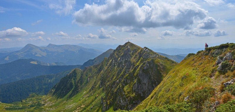 Вершина горы карпаты